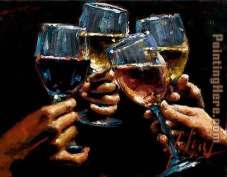 Red White and Rose IV painting - Fabian Perez Red White and Rose IV art painting